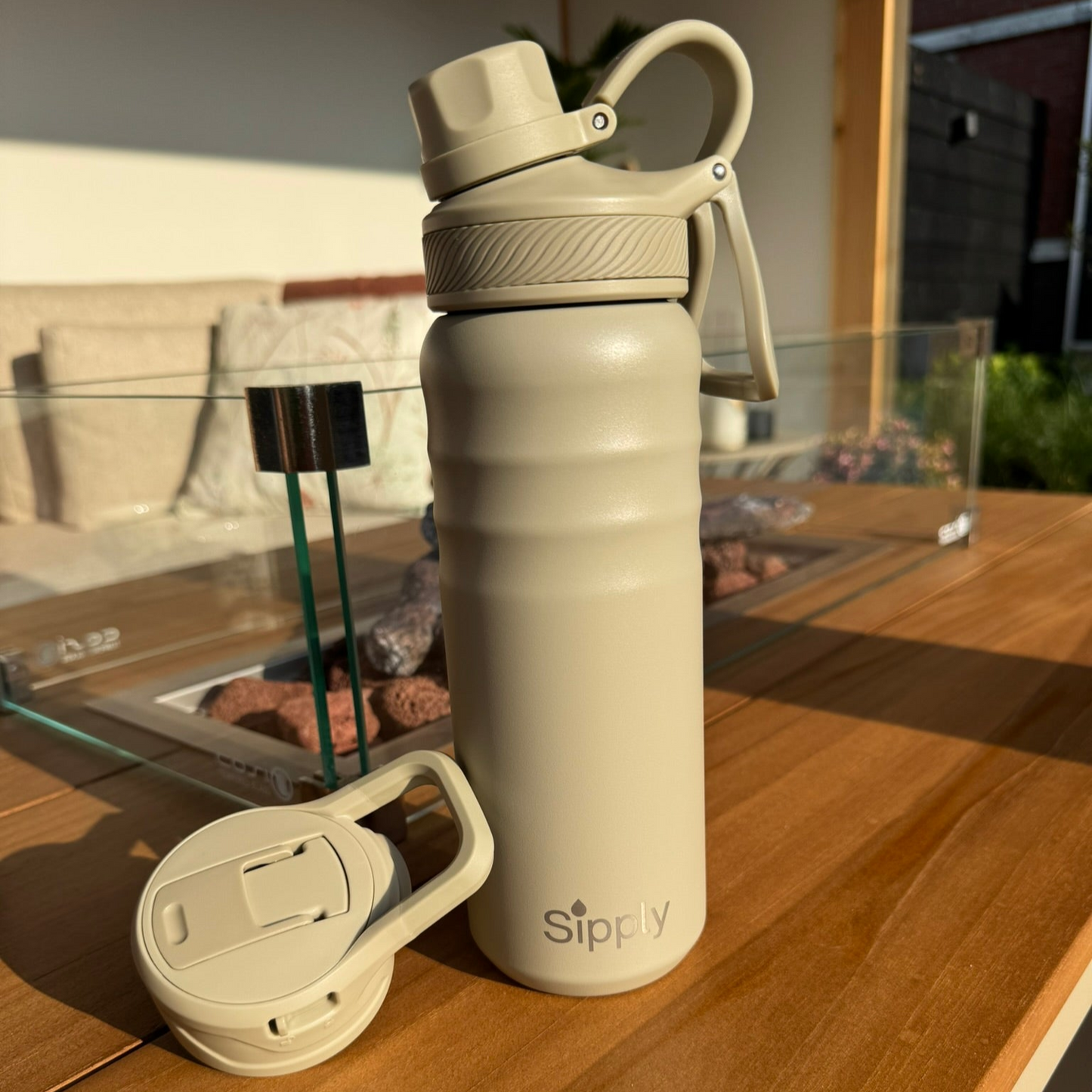 Ultimate Thermos Hot & Cold Drinkfles RVS 2-doppen - 700ml