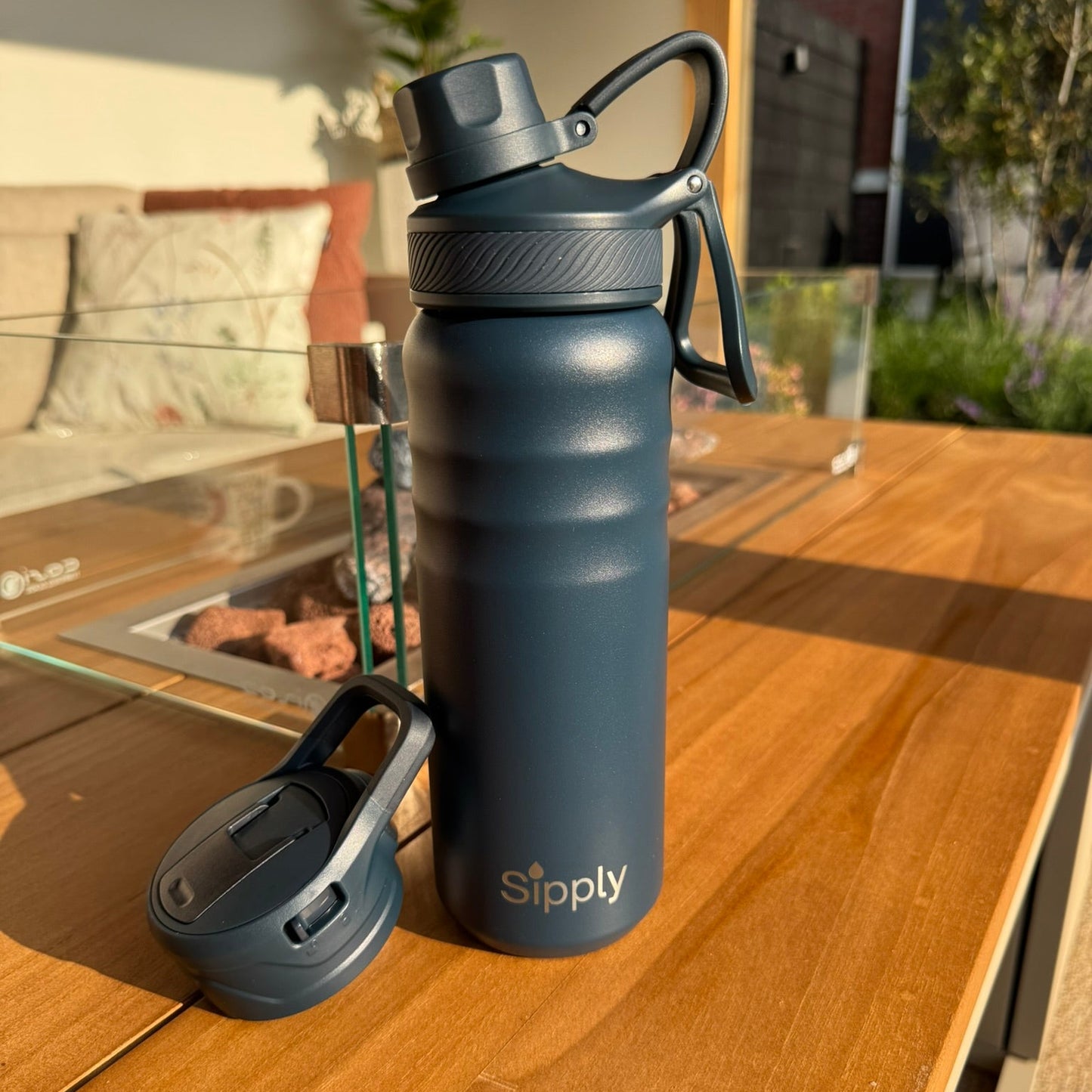 Ultimate Thermos Hot & Cold Drinkfles RVS 2-doppen - 700ml