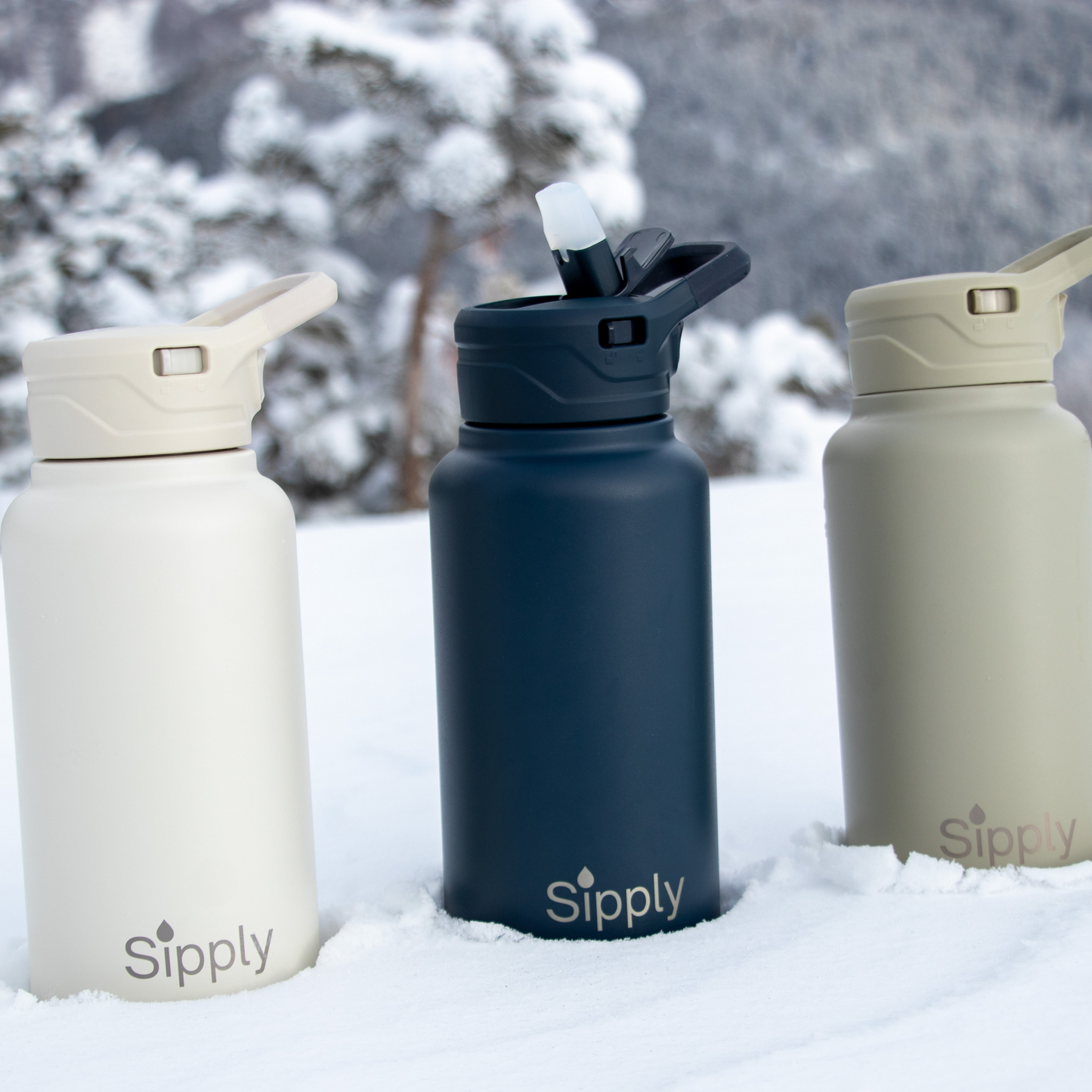 Ultimate Thermos Hot & Cold Drinkfles RVS 2-doppen - 950ml