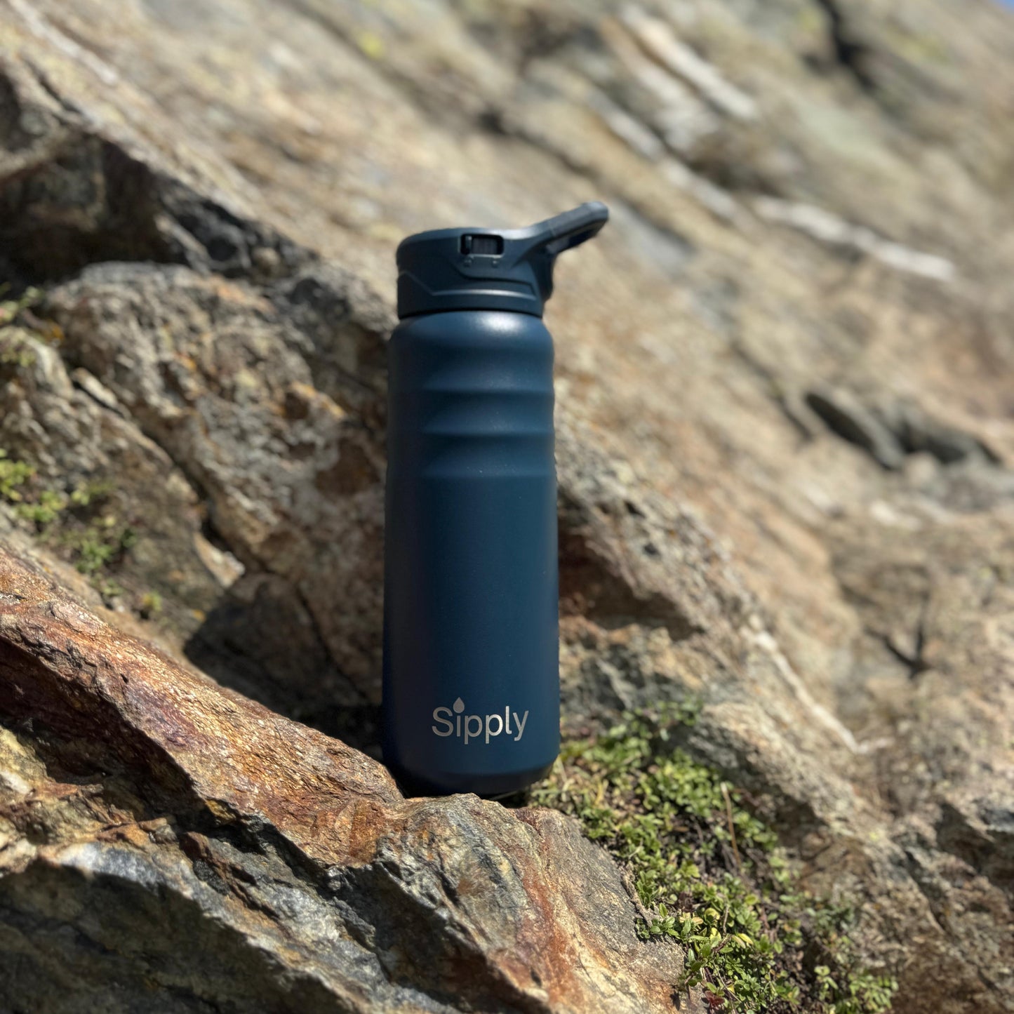 Ultimate Thermos Hot & Cold Drinkfles RVS 2-doppen - 700ml