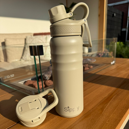 Ultimate Thermos Hot & Cold Drinkfles RVS 2-doppen - 700ml