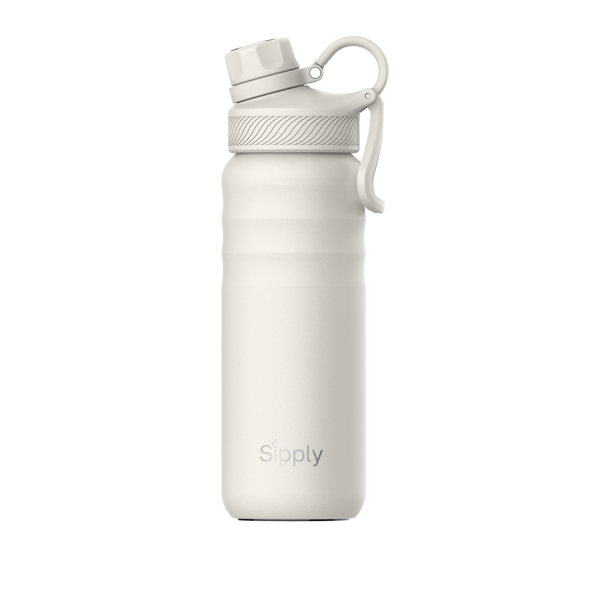 Sipply geïsoleerde RVS waterfles 700ml wit – herbruikbaar en duurzaam
